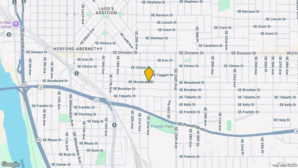 2204-2206-2206 SE Woodward St Mapa y Detalles de la Ubicación