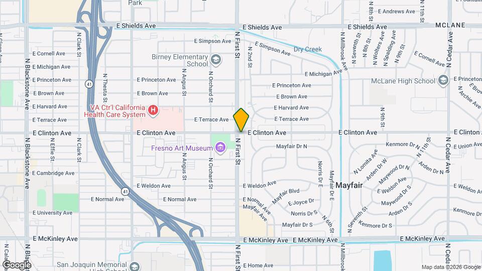 2350 N 1st St, Unit 103 Map and Location Details
