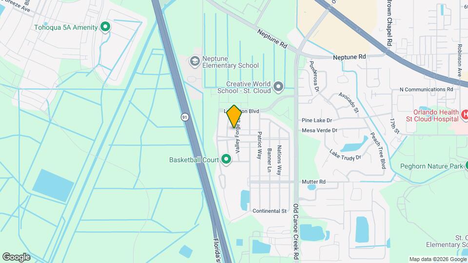 1884 Valley Forge Dr Map and Location Details