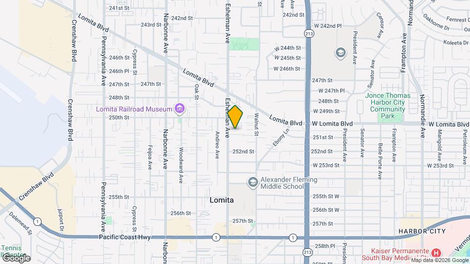 25038 Eshelman Ave Mapa y Detalles de la Ubicación