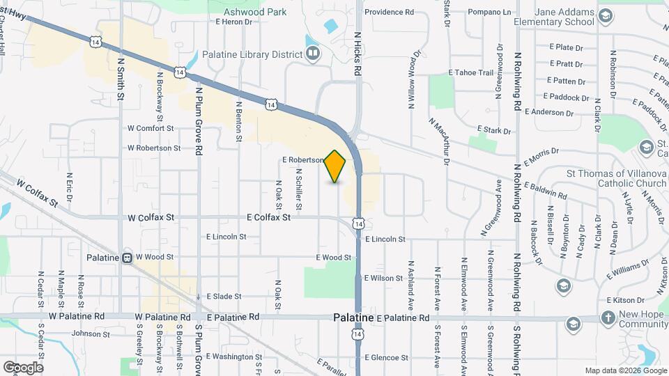 306 N Schubert St Mapa y Detalles de la Ubicación