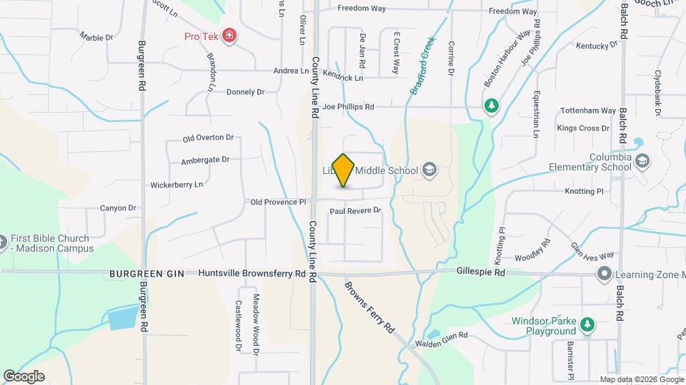 206 Jackies Terrace Map and Location Details