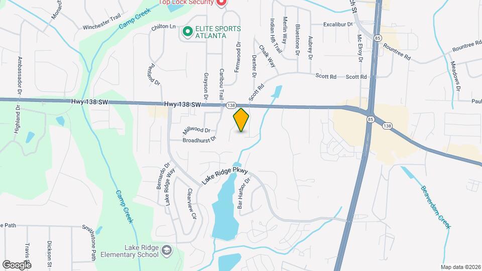 1099 Sugarcreek Way Map and Location Details