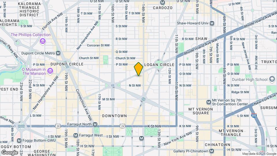 1426 Rhode Island Ave NW Mapa y Detalles de la Ubicación