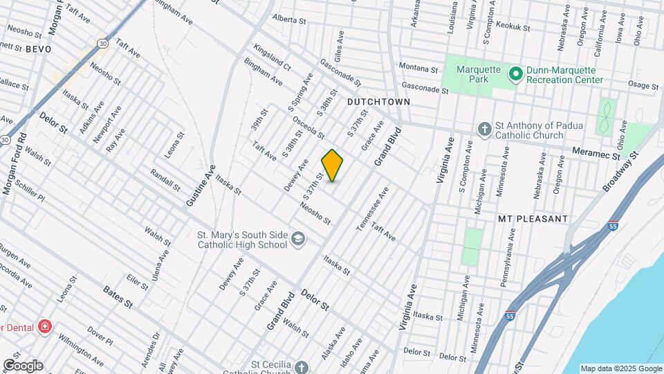 4463 Grace Ave Map and Location Details