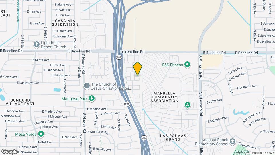 8739 E Lindner Ave Map and Location Details