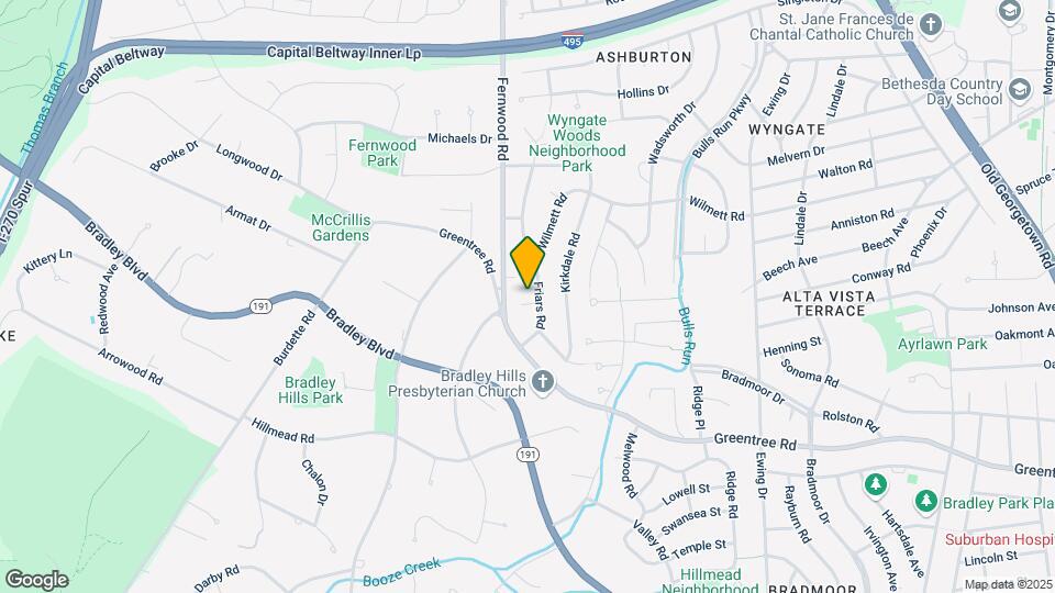 6503 Friars Ct Mapa y Detalles de la Ubicación