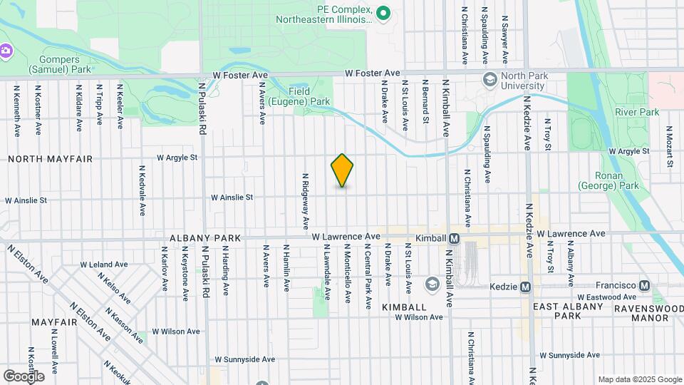 4900-4902 N Monticello Ave Mapa y Detalles de la Ubicación