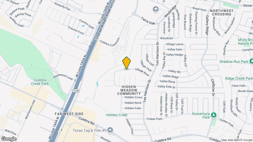 9910 Village Briar Map and Location Details