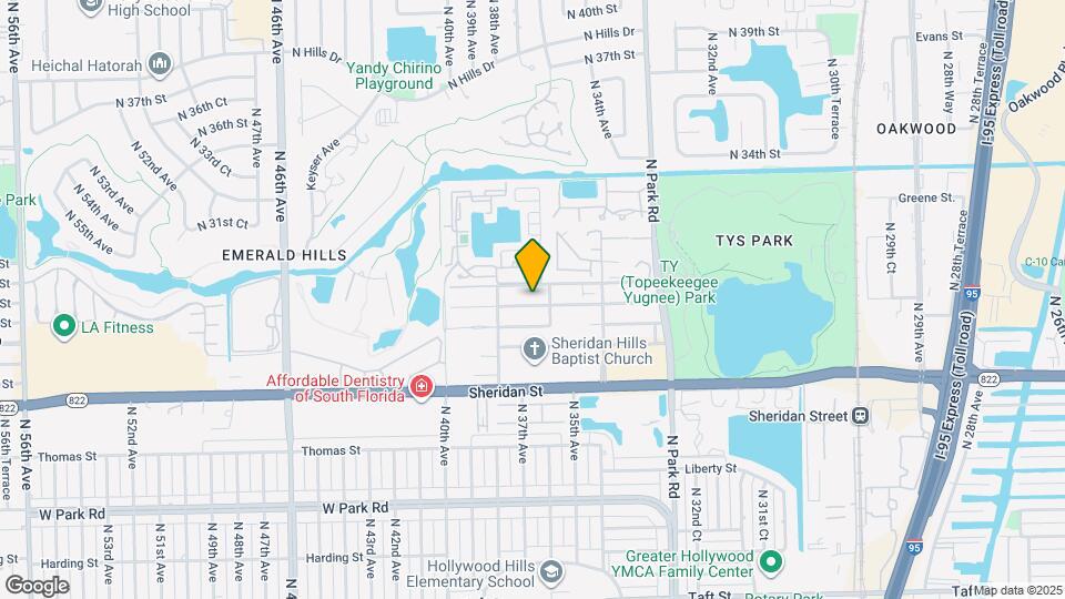 3607 Simms St Mapa y Detalles de la Ubicación