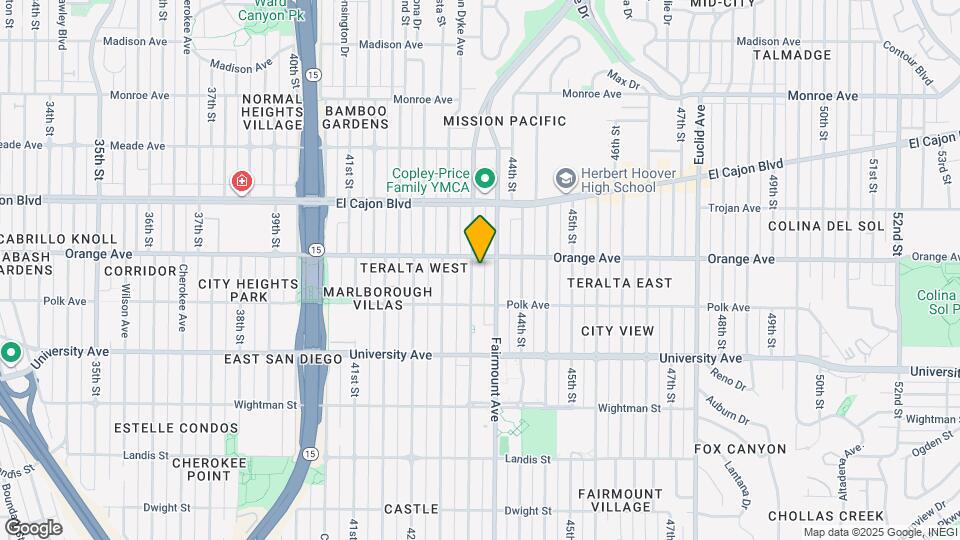 4169 43rd St Map and Location Details