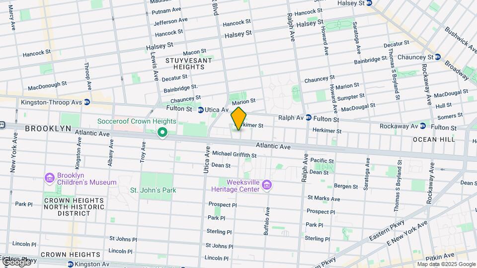 42 Rochester Ave Mapa y Detalles de la Ubicación