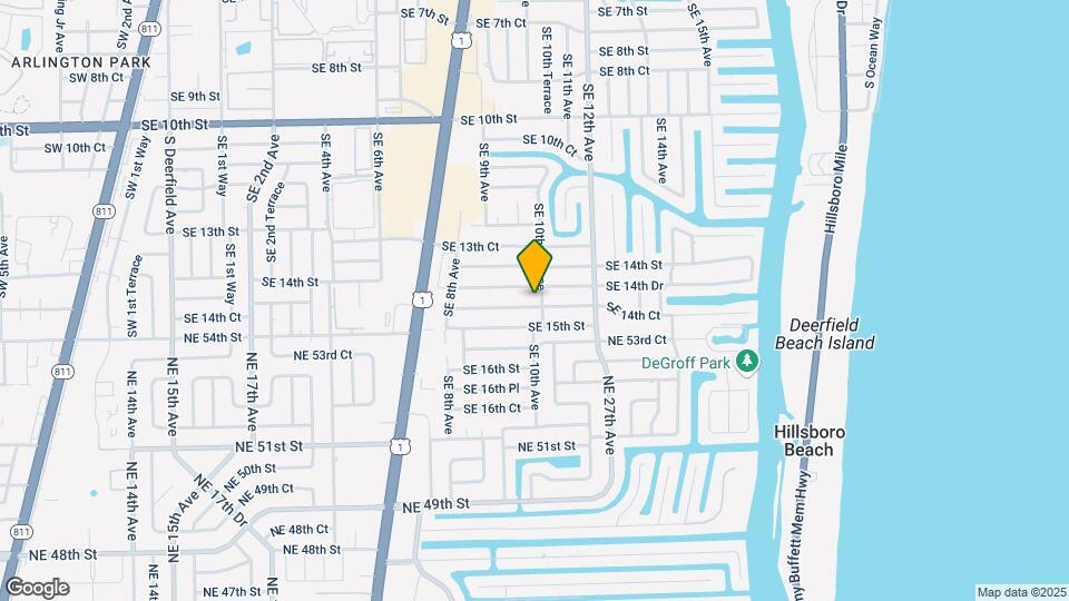 1013 SE 14th Ct Map and Location Details
