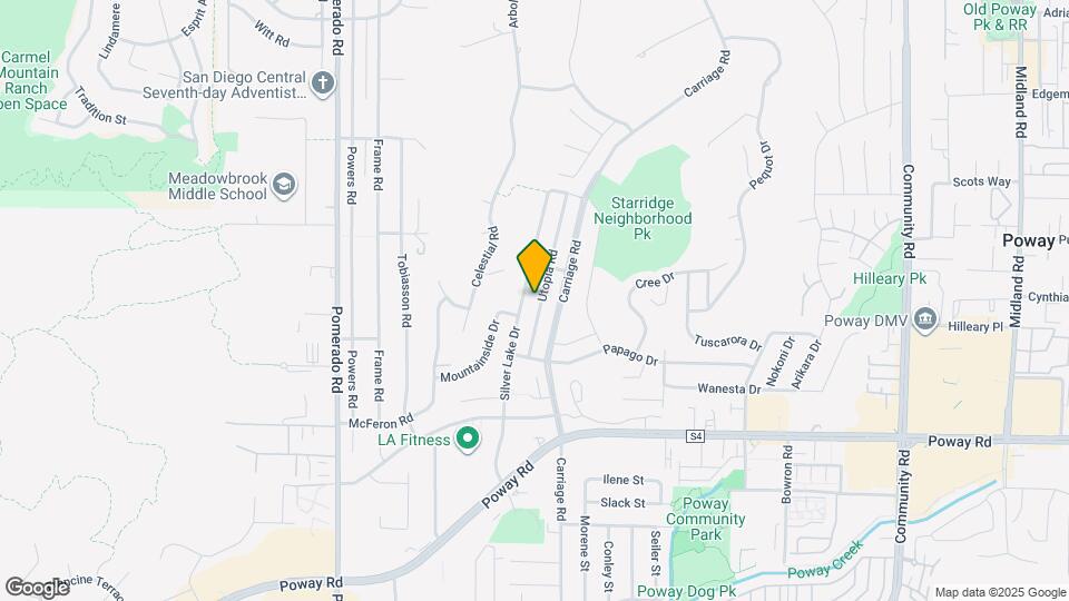 13522 Utopia Rd Map and Location Details