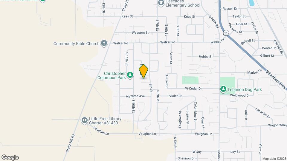 855 Sugarberry Ln Map and Location Details