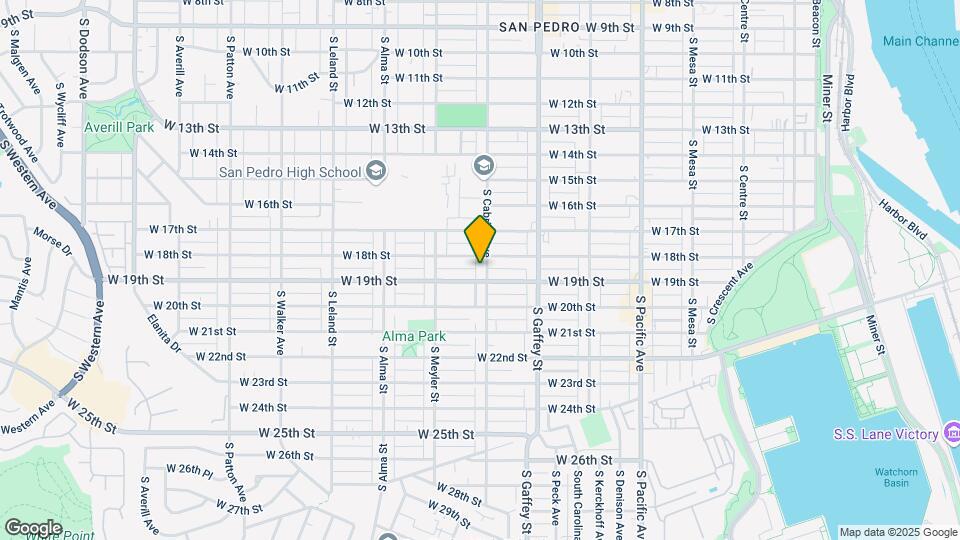 1827 S Cabrillo Ave Map and Location Details