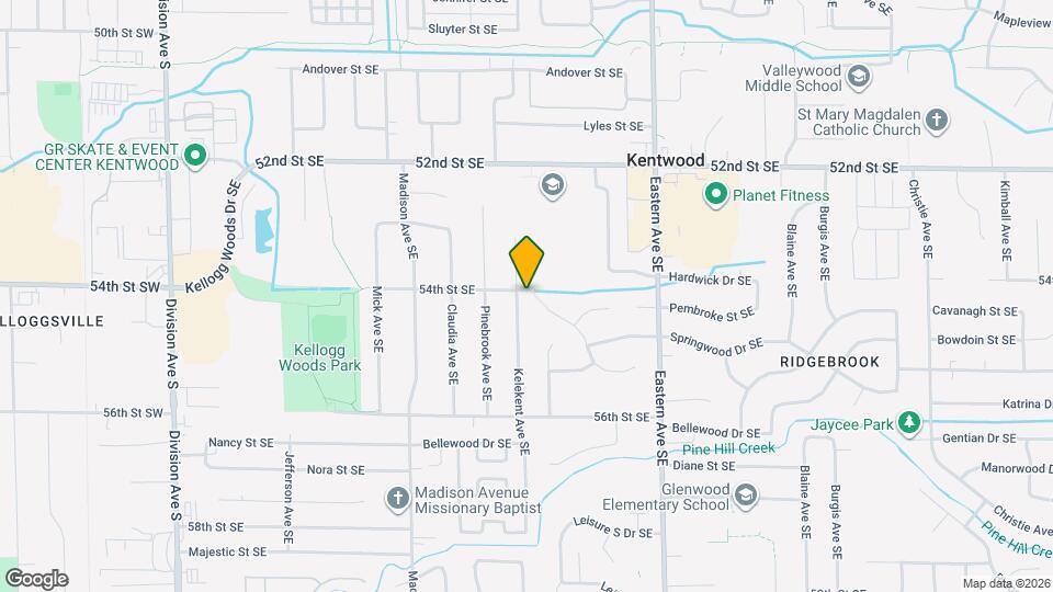 590 54th St SE Map and Location Details