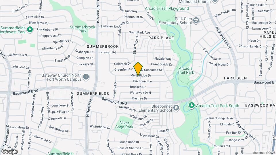 4676 Misty Ridge Dr Map and Location Details