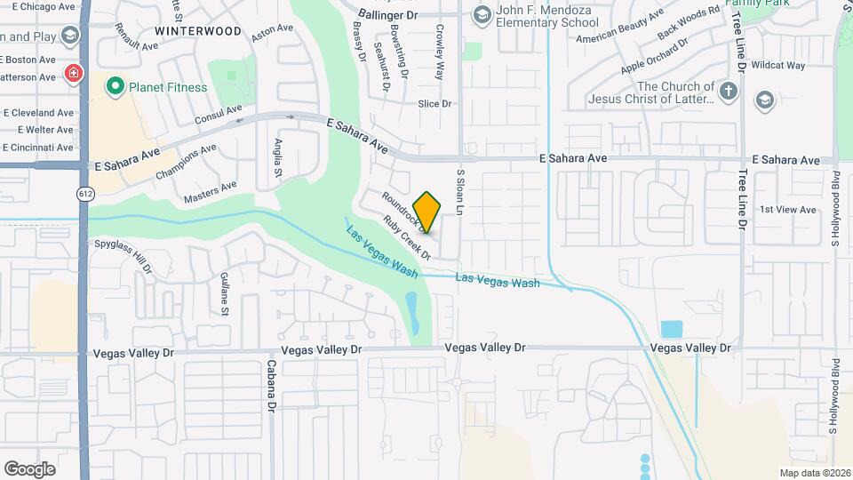 5739 Roundrock Dr Map and Location Details