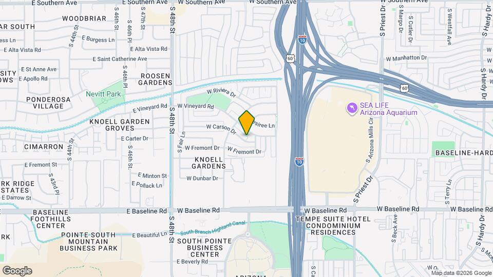 2240 W Carson Dr Map and Location Details