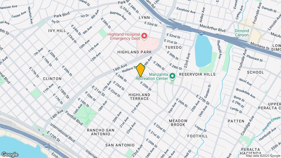 1920 E 25th St Map and Location Details