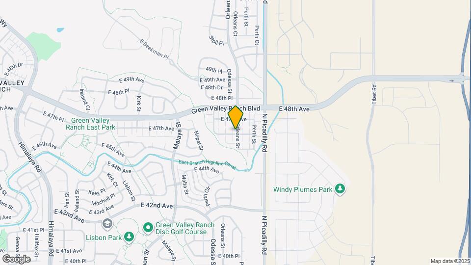 4601 N Orleans St Mapa y Detalles de la Ubicación