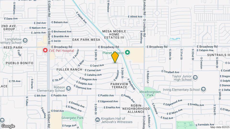 2541 E Carol Ave Map and Location Details