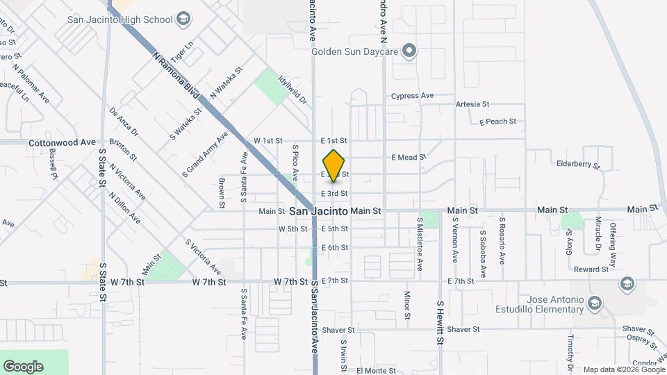 289 S Sheriff Ave Map and Location Details