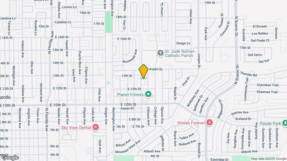 1218 Adams Ave Map and Location Details