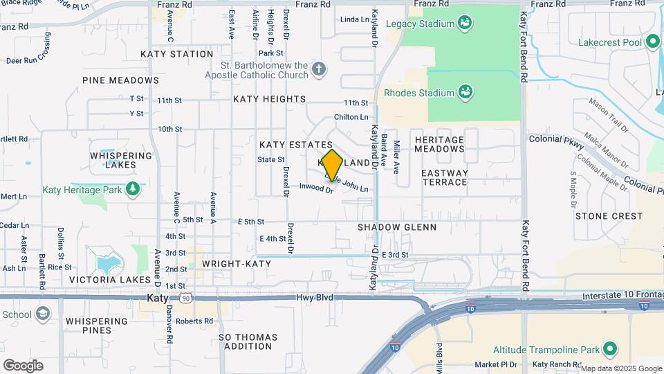 5322 Inwood Dr Map and Location Details