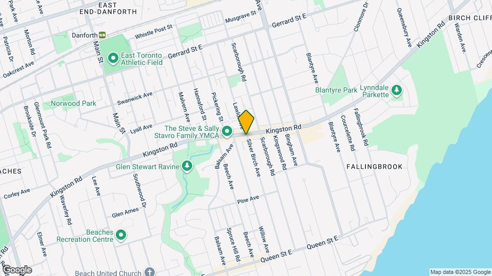 322 Silver Birch Ave Map and Location Details