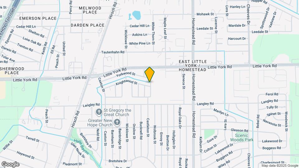 5811 Knightwood St Map and Location Details