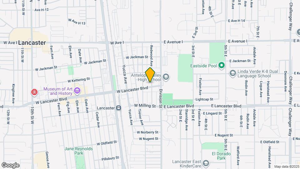205 W Lancaster Blvd Map and Location Details