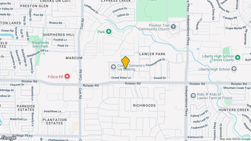 7509 Rockyford Dr Map and Location Details
