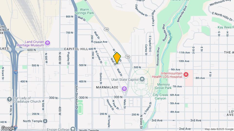 480 N Wall St, Unit B201 Map and Location Details