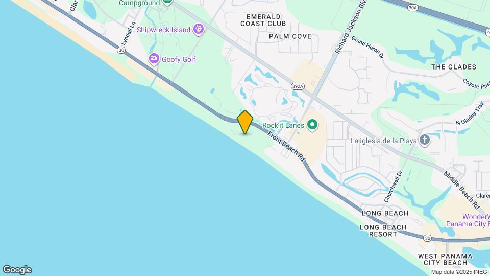 11619 Front Beach Rd Map and Location Details