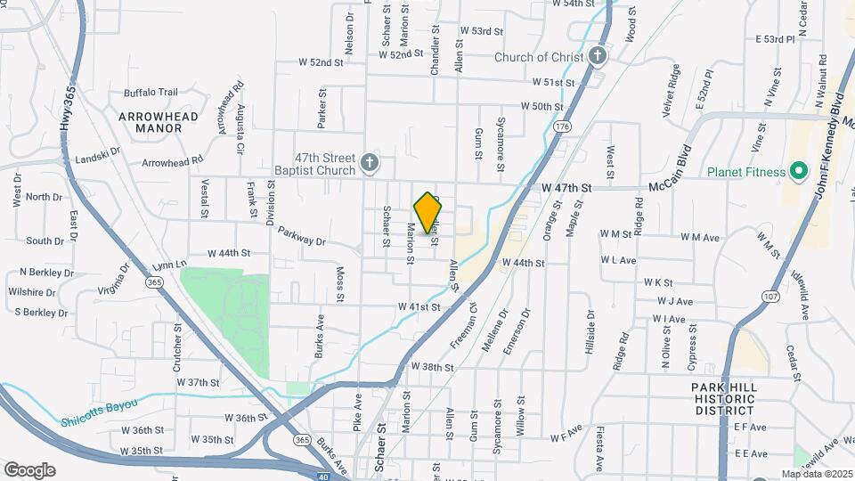 804 W 45th St Map and Location Details