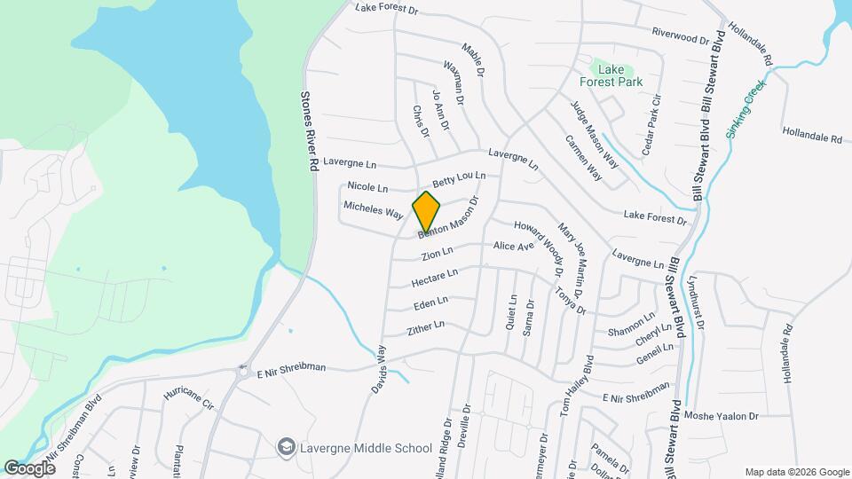 1137 Benton Mason Dr Mapa y Detalles de la Ubicación