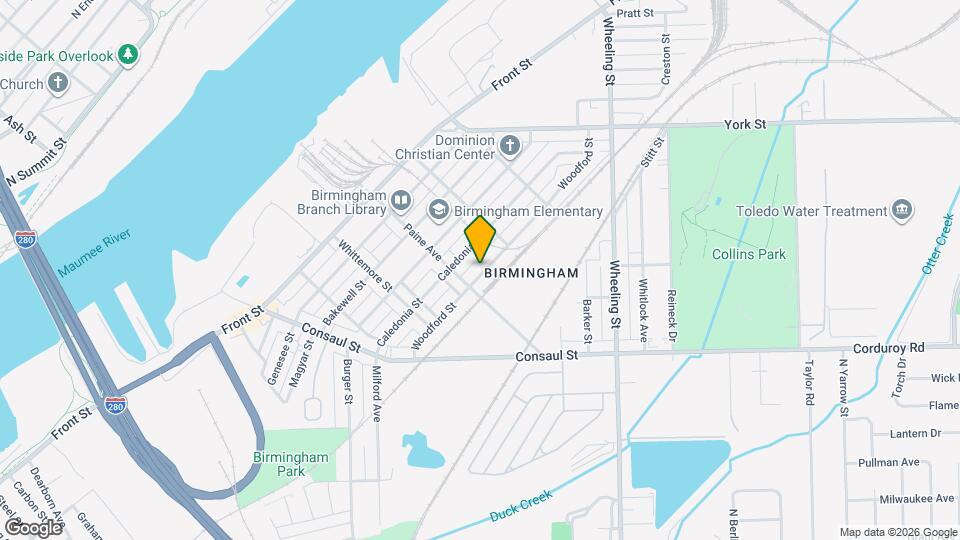 2219 Woodford St Mapa y Detalles de la Ubicación