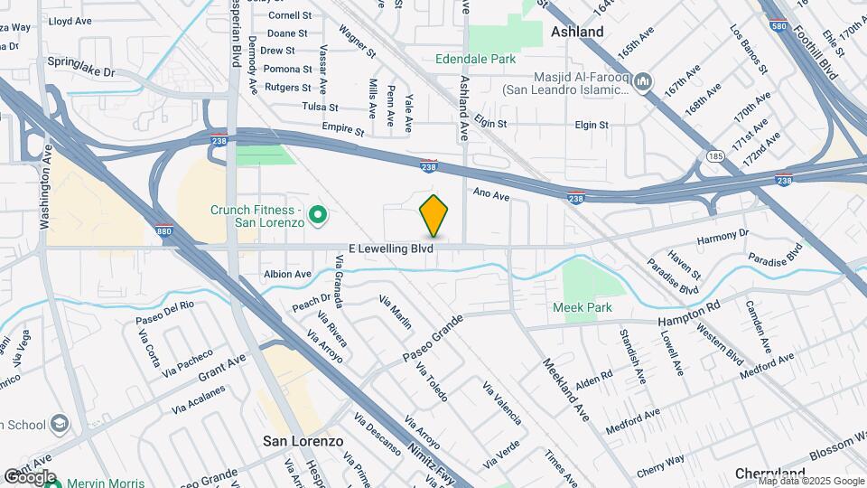 106 E Lewelling Blvd Map and Location Details
