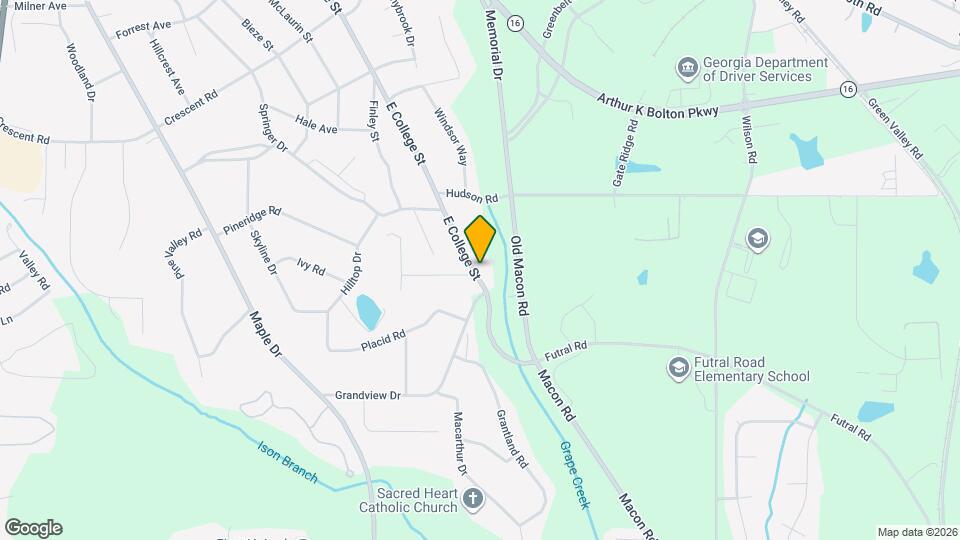 1133 E College St Map and Location Details