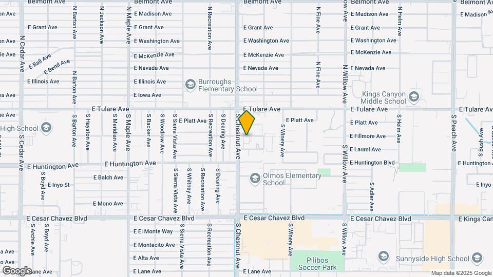 4816 E Fillmore Ave Map and Location Details