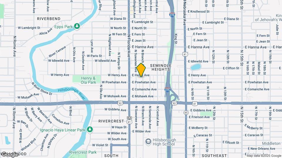 5706 N Branch Ave Map and Location Details