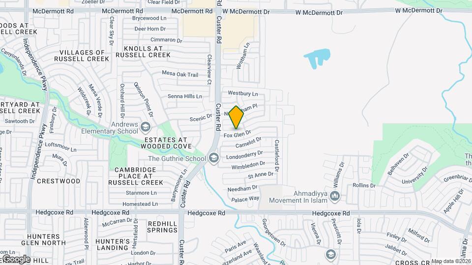 2032 Fox Glen Dr Map and Location Details