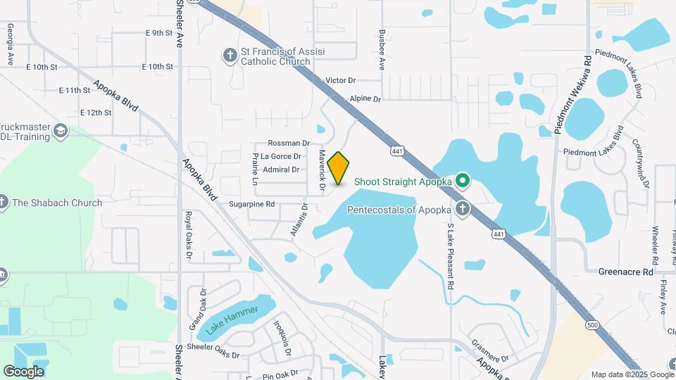 1442 Lakecrest Dr Map and Location Details