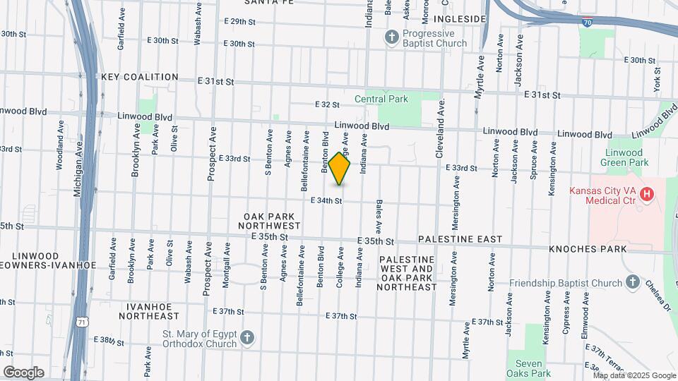 3336 College Ave Map and Location Details