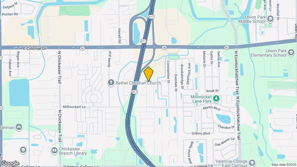 1317 Spring Lite Way Map and Location Details