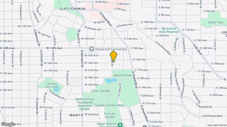 1611 S Division St Map and Location Details