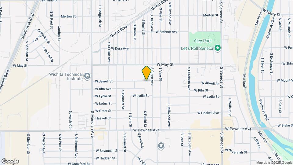 1921 W Jewell St Mapa y Detalles de la Ubicación