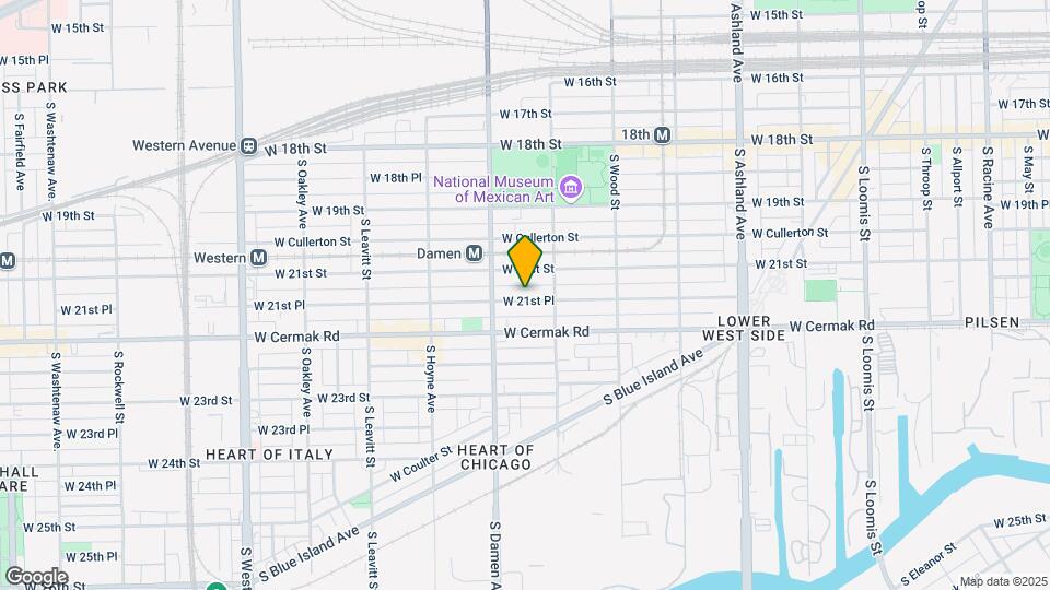 1926 W 21st Pl Map and Location Details